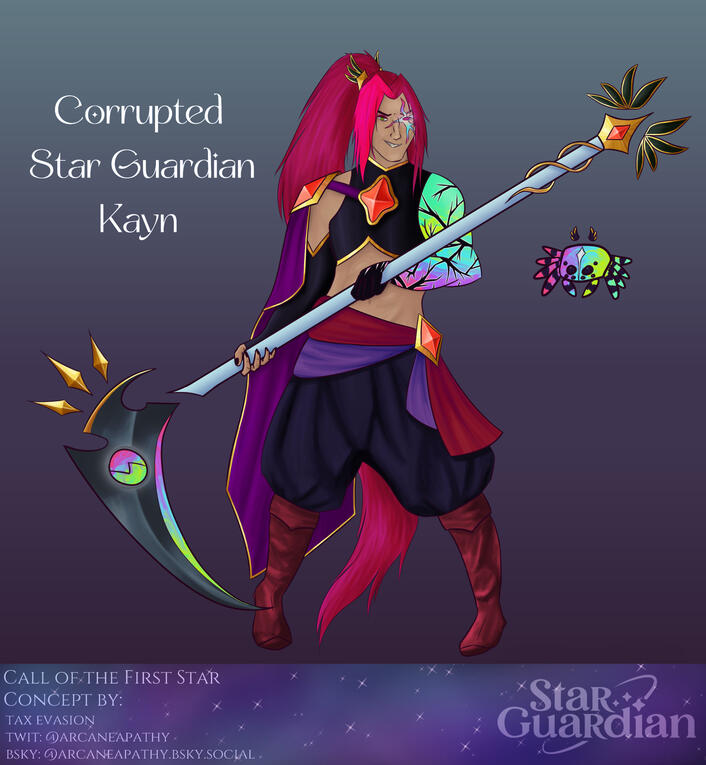 Corrupted Star Guardian Kayn by tax evasion