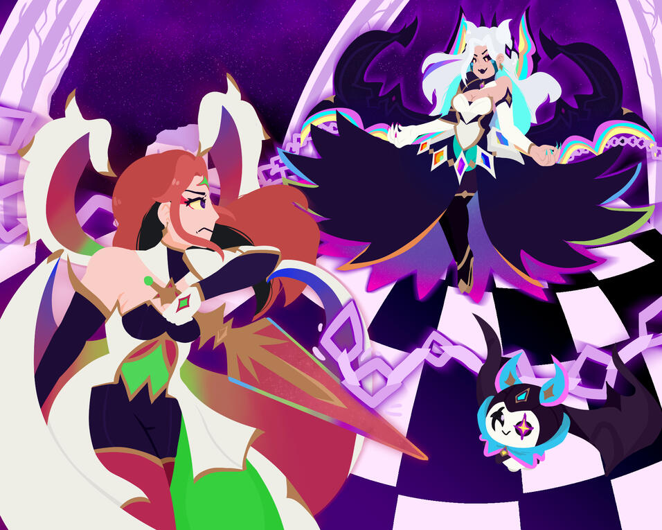 Corrupted Star Guardian Kayle by JustRandomGrill