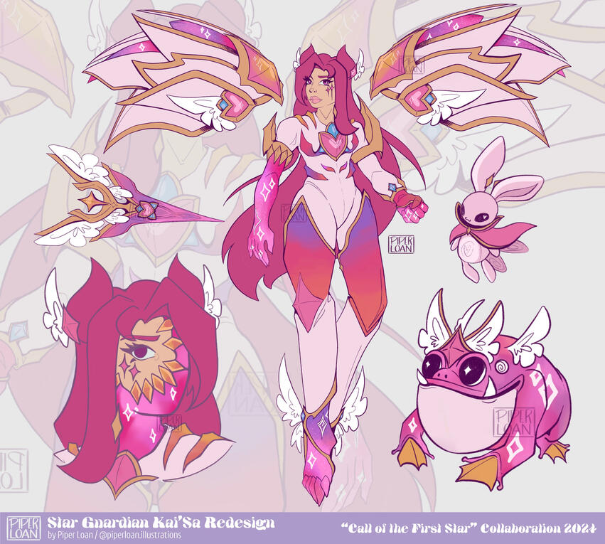 Corrupted Star Guardian Kai'Sa by Piper Loan