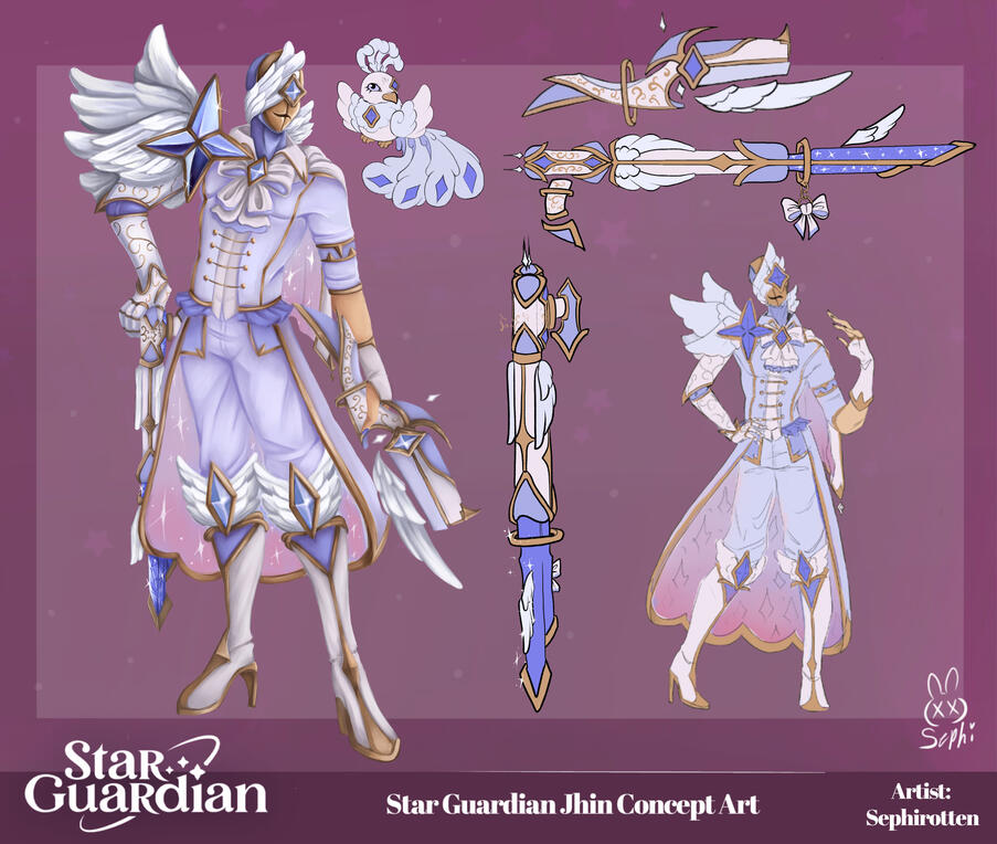 Star Guardian Jhin by Sephirotten
