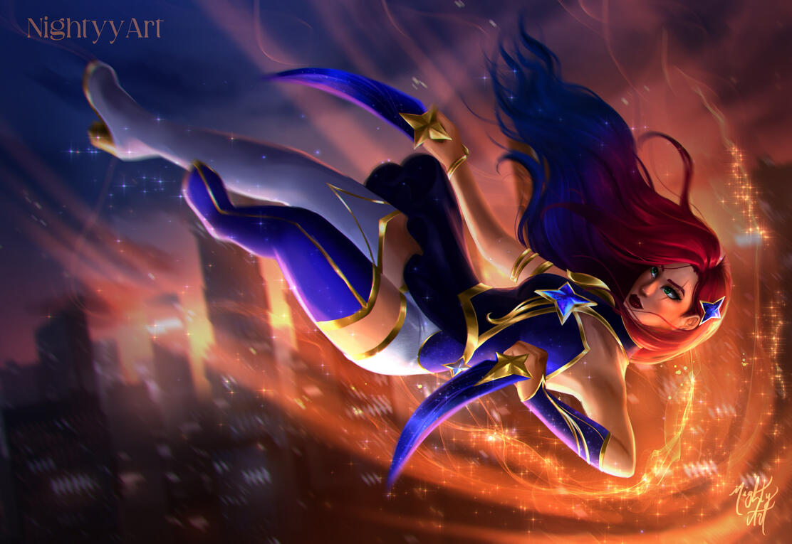Corrupted Star Guardian Katarina by NightyyArt