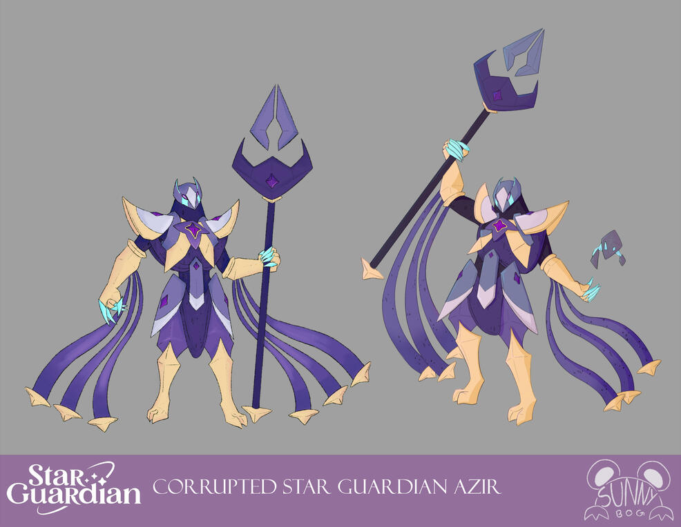 Corrupted Star Guardian Azir by SunnyBog