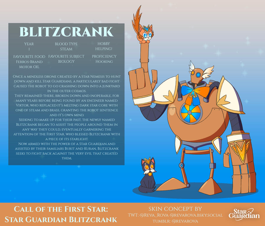 Star Guardian Blitzcrank by Revarova