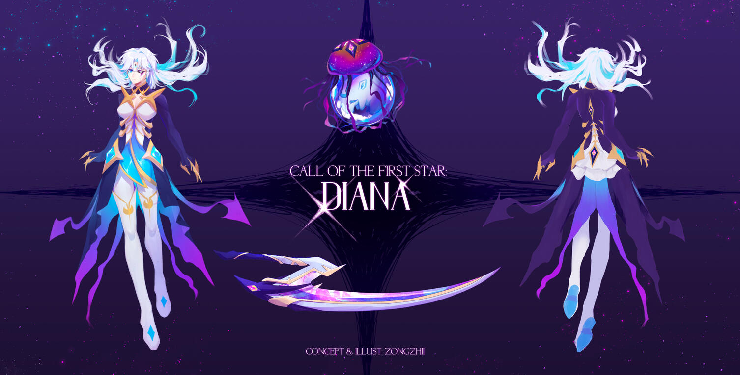 Corrupted Star Guardian Diana by Lucias