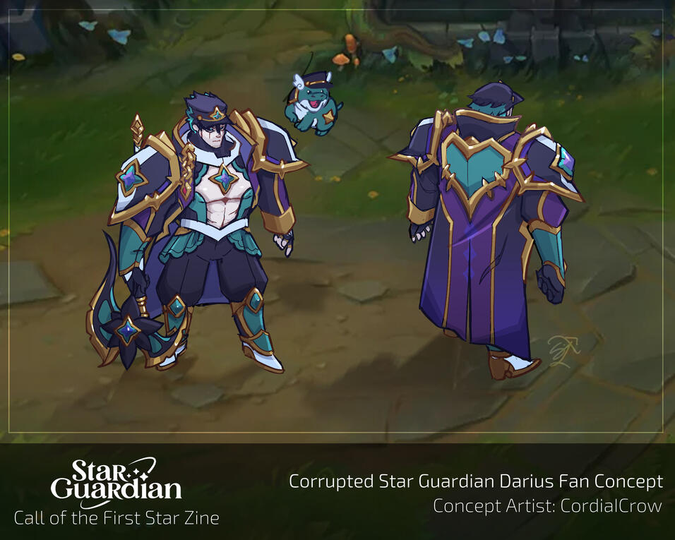 Corrupted Star Guardian Darius by CordiaICrow