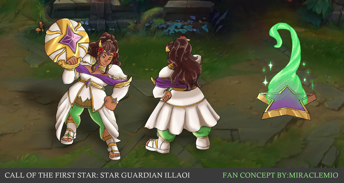 Star Guardian Illaoi by MiracleMio