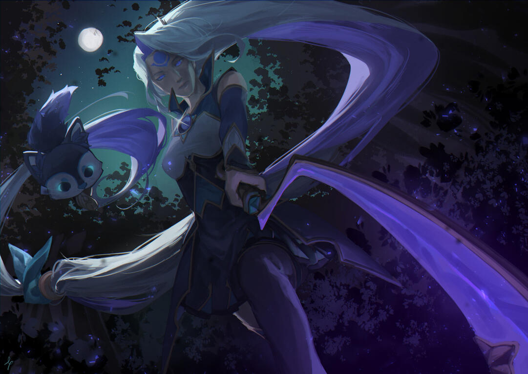 Corrupted Star Guardian Diana by Stingrae36