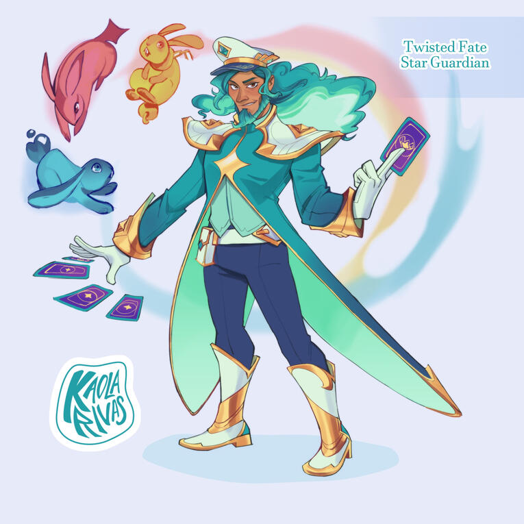 Star Guardian Twisted Fate by Kaola Rivas