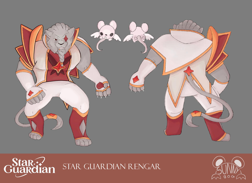 Corrupted Star Guardian Rengar by SunnyBog