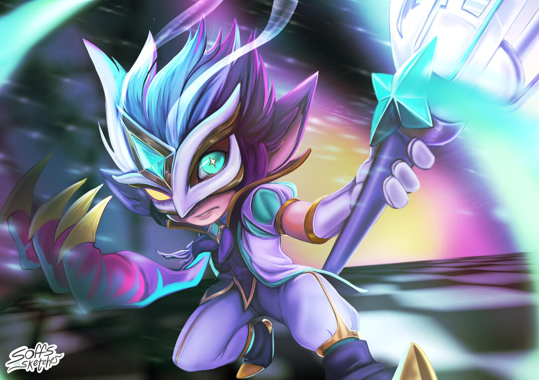 Corrupted Star Guardian Veigar by soffsketches