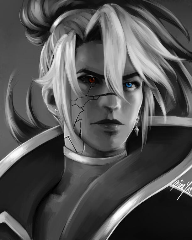 Corrupted Star Guardian Yasuo by Nines