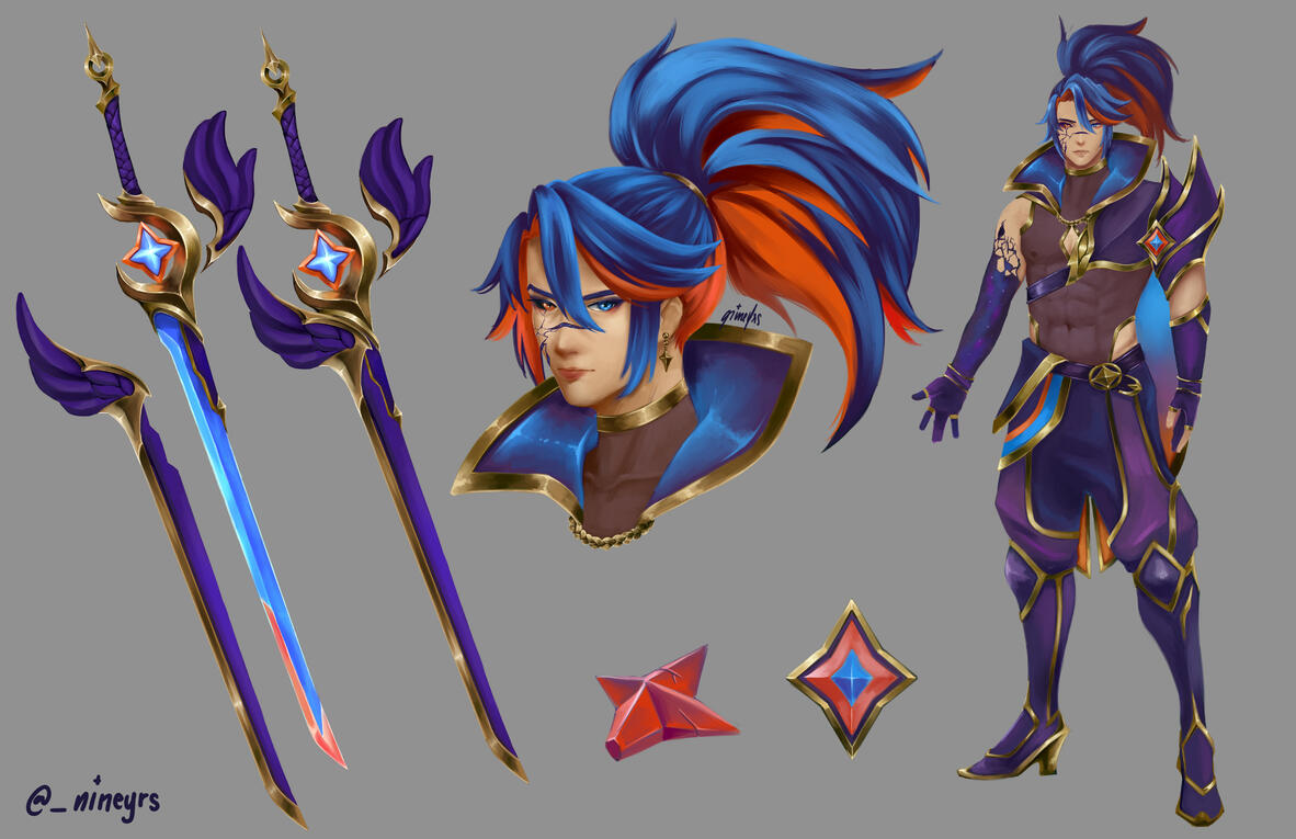 Corrupted Star Guardian Yasuo by Nines